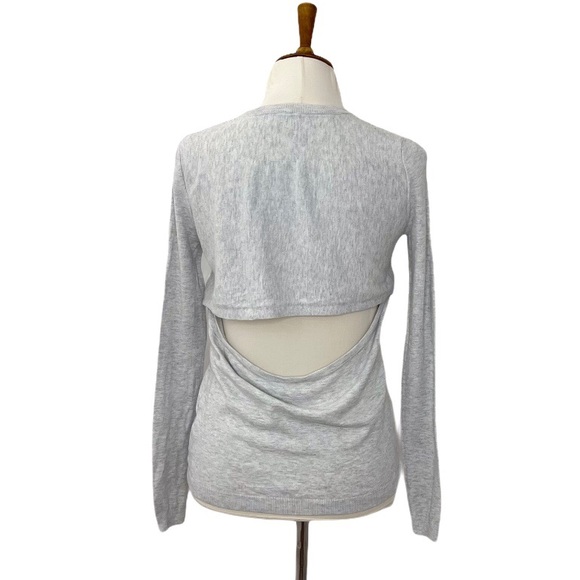 Fabletics Jocelyn Draped Open Back Sweater Sz XS - Picture 4 of 14